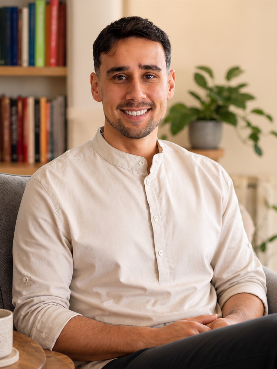 Instrutor de mindfulness Renato Vale Ferreira